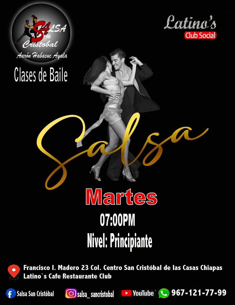 Material visual del evento Clases de Salsa - Martes (Principiante).
