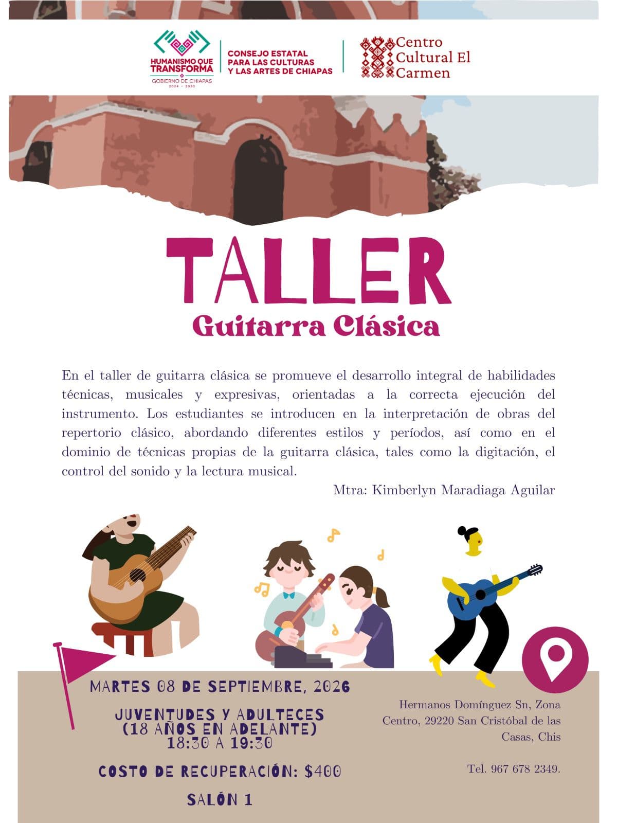 Event media for Taller Guitarra Clásica.