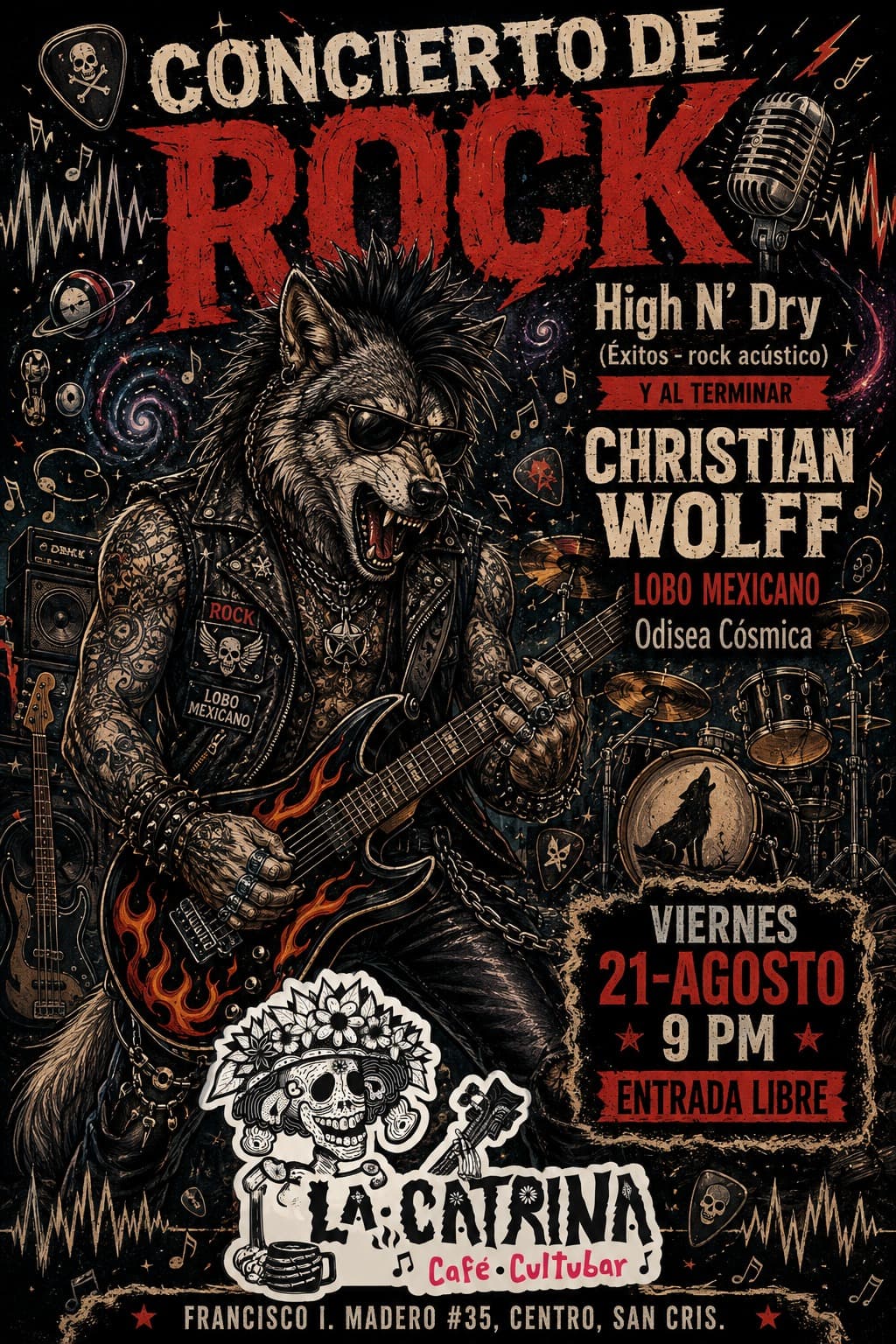 Concierto de Rock en San Cristóbal de Las Casas