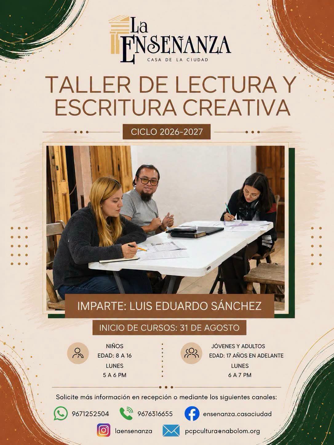 La escritura comienza en la imaginación / Writing begins in imagination