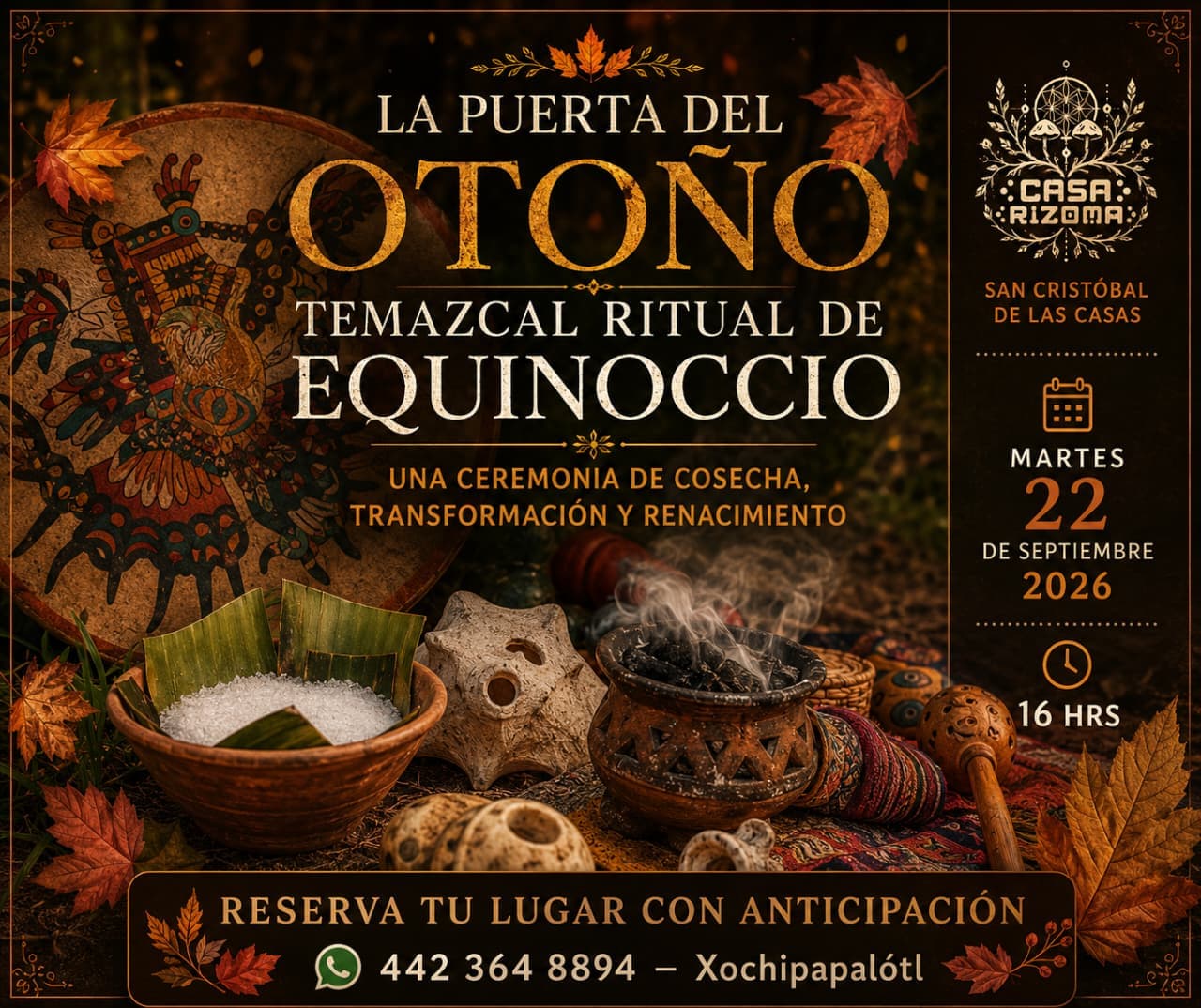 Event media for La Puerta del Otoño — Temazcal de Equinoccio.