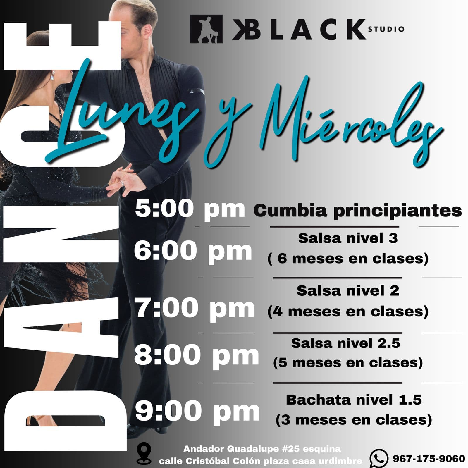 Material visual del evento ¿Quieres aprender a bailar?.