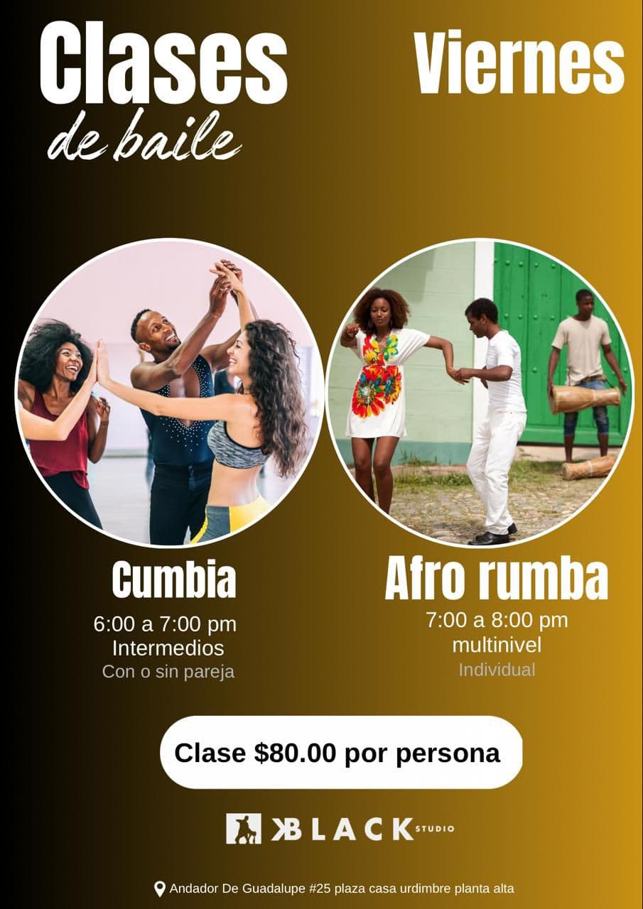 Event media for Clases de baile: Cumbia y Afro Rumba (Viernes).