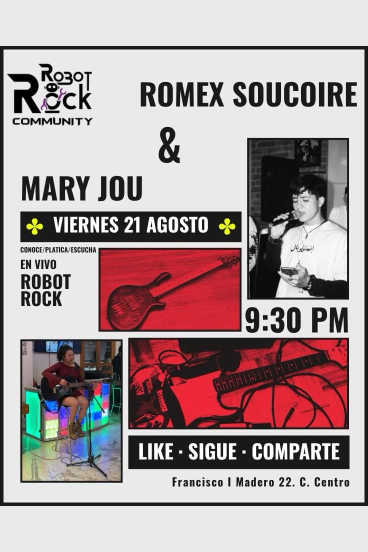 Noche de música en la terraza de Robot Rock