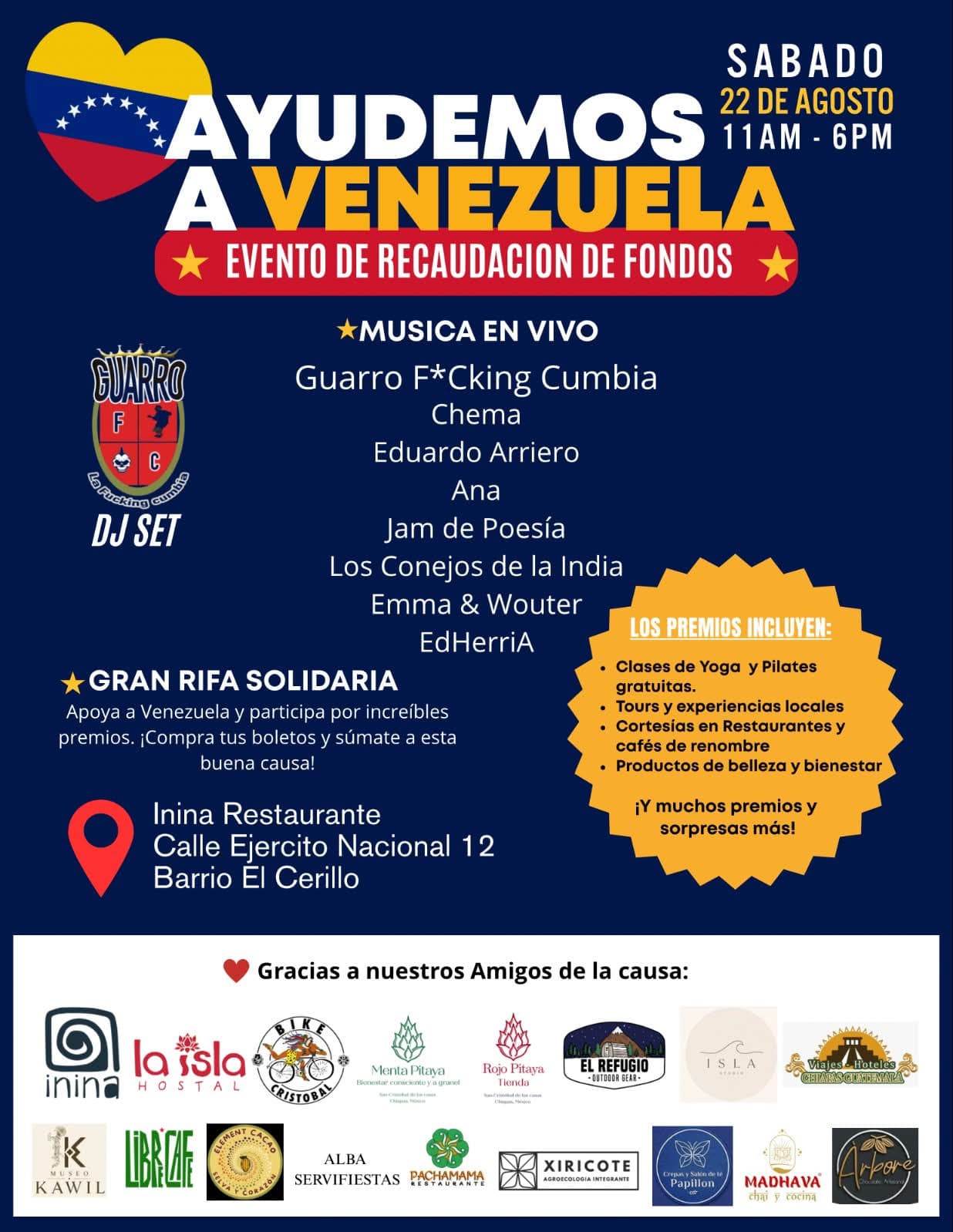 Bazarcito Solidario Infantil por Venezuela